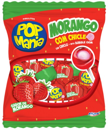 Lizalica pop mania jagoda 12g (50/1)