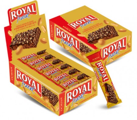 Napolitanke Doriva royal waflem čokolada i kikiriki 35g
