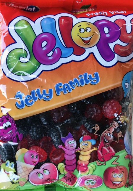 Jellopy gumene bombone 1kg kupina i malina