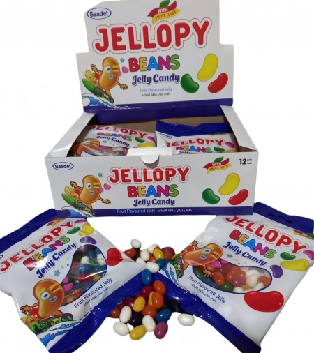 Jellopy beans soft candy 80g (12/1)