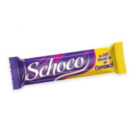Čokoladica mini 22g Schoco karamel (24/1)