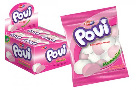 Povi roller marshmalow 30g (24/1)