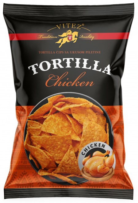 Vitez čips tortilja chicken 180g (17/1)