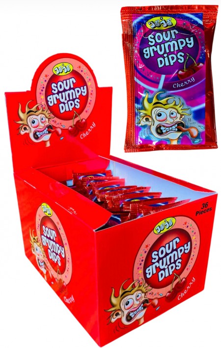 Sour grumpy dips višnja 15g (36/1)