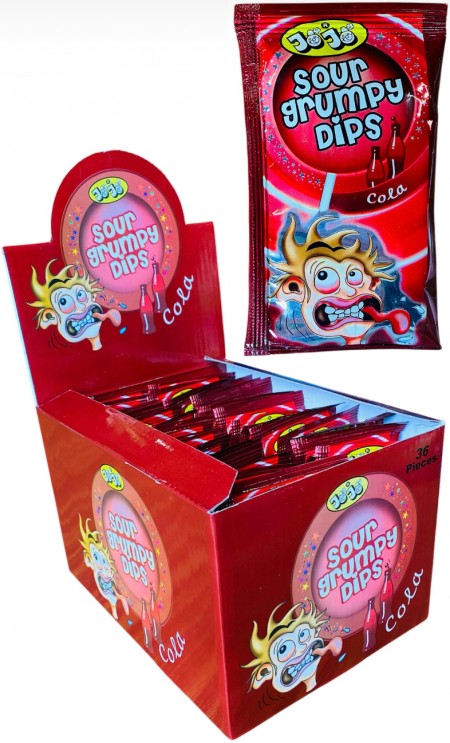 Sour grumpy dips kola 15g (36/1)
