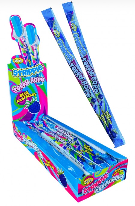 Stripple taffy rope plava malina 25g (24/1)