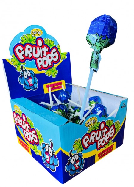 Fruit pops lollipop borovnica 13g (50/1)