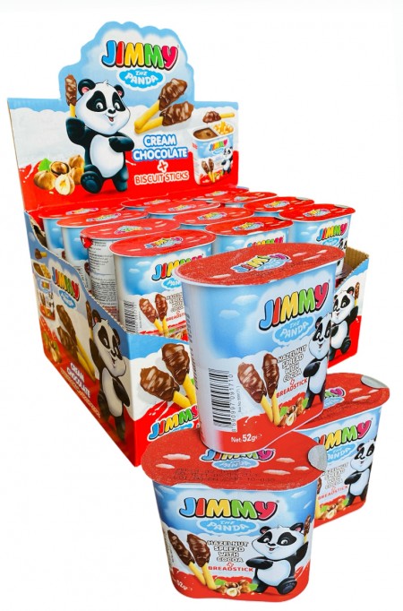 Jimmy cream čoko stick lešnik 52g (24/1)