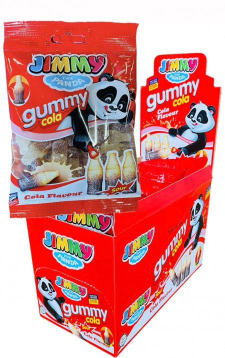 Jimmy gummy sour cola 80g (12/1)
