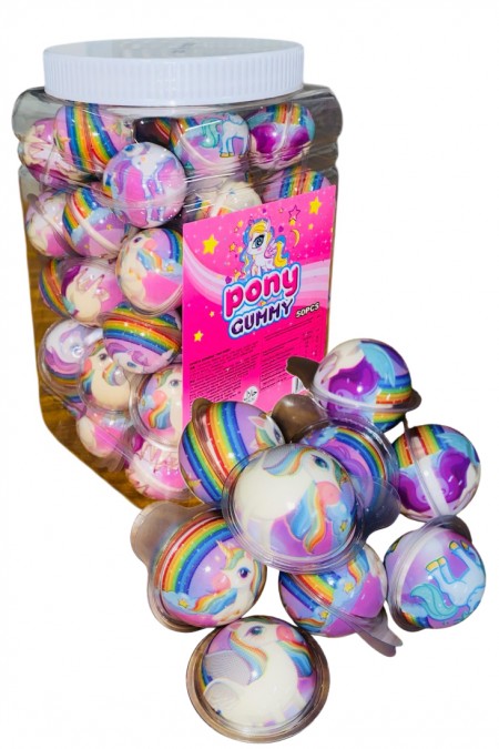 Pony gummy pvc 9g (50/1)