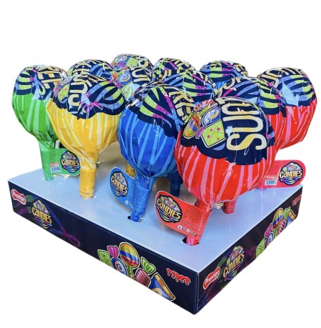 Mega lollipop candies 40g (12/1)