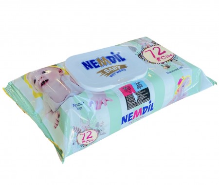 Nemdil vlažna maramica 72pcs