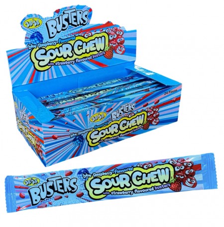 Busters sour chew malina+jagoda 20g (24/1)