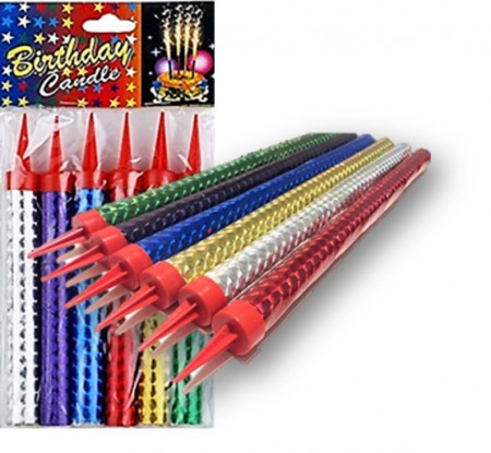 Svećice za tortu 18cm 6pcs