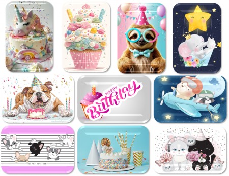 Kartonska tacna dečja 15kom