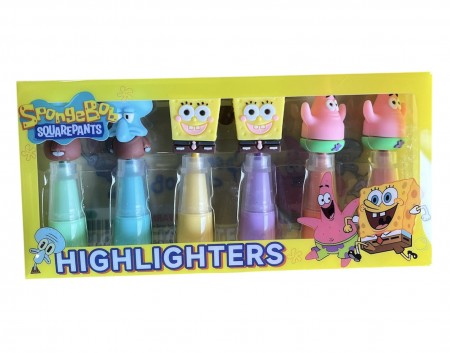 Highlighters Spongebob 6pcs