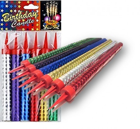 Svećice za tortu 25cm 6pcs