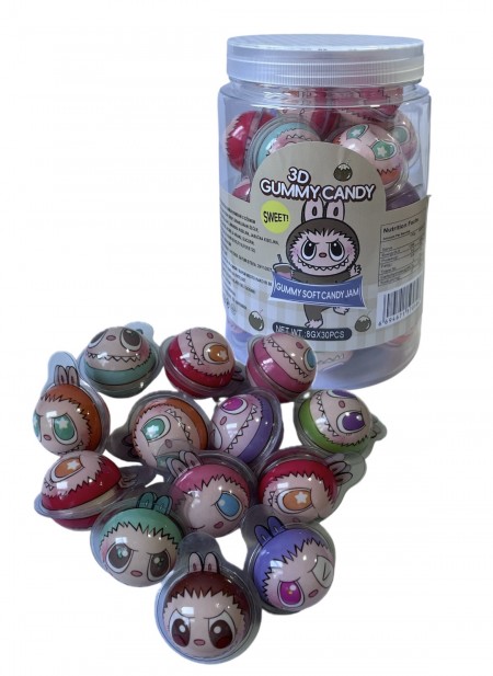 LABUBU 3D GUMMY CANDY 8G 30/1