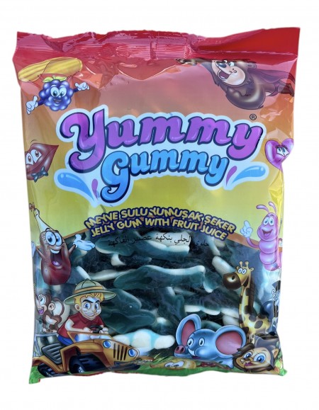 Yummy gummy gumene bombone 1kg plave ajkule