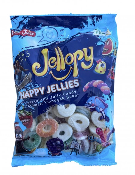 Jellopy gumene bombone 1kg šećerni veliki krugovi