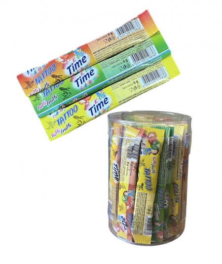 Kids time žvaka list sa tetovažom 6g (50/1)