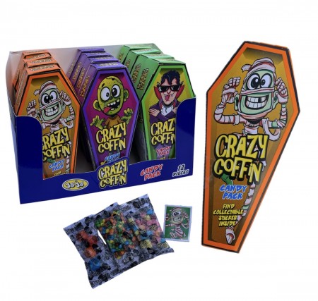 Crazy coffin candy pack 15g (12/1)