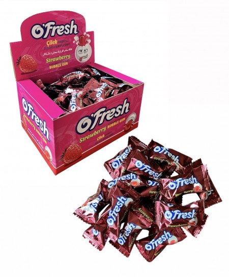 O fresh žvaka jagoda 3,5g (100/1)