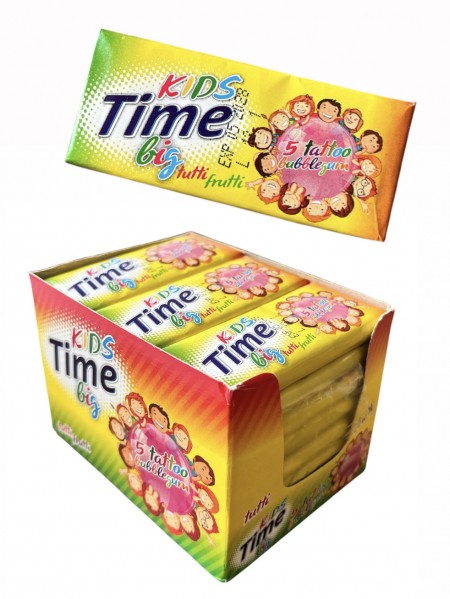 Kids time big tuti fruti žvaka sa tetovažom 15g (24/1)