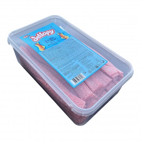 Jellopy sour belt pvc jagoda 1kg 100pcs