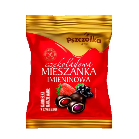 Mieszanka čokoladna bombona sa voćnim punjenjem 100g