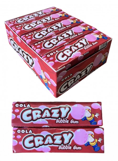 Crazy bubble gum cola 20g (20/1)