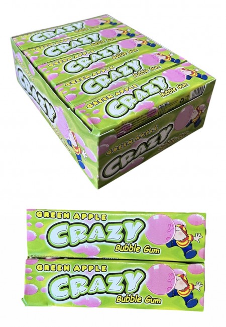 Crazy bubble gum green apple 20g (20/1)